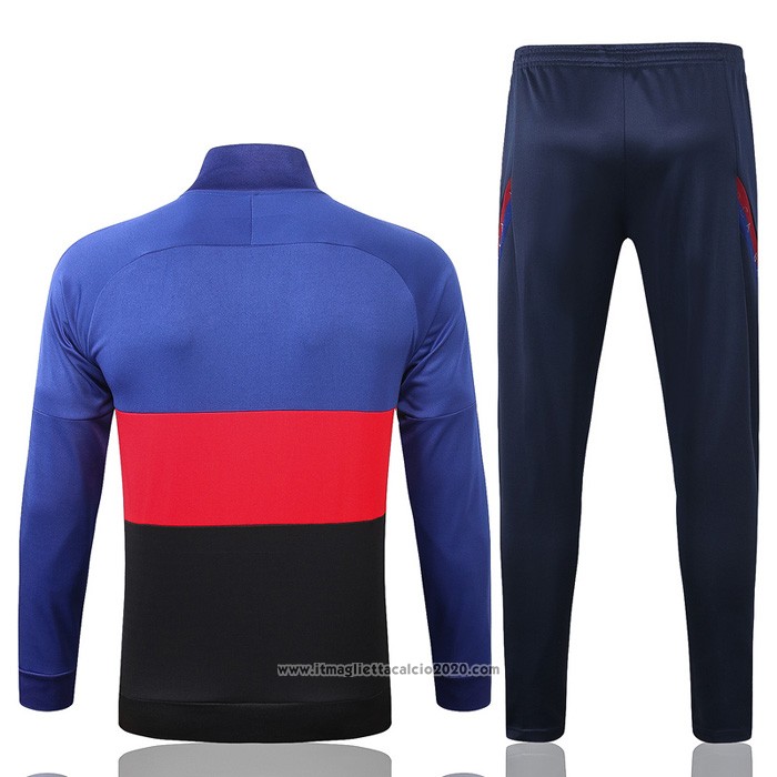 Tuta da Track Giacca FC Barcellona 2020 2021 Blu e Rosso